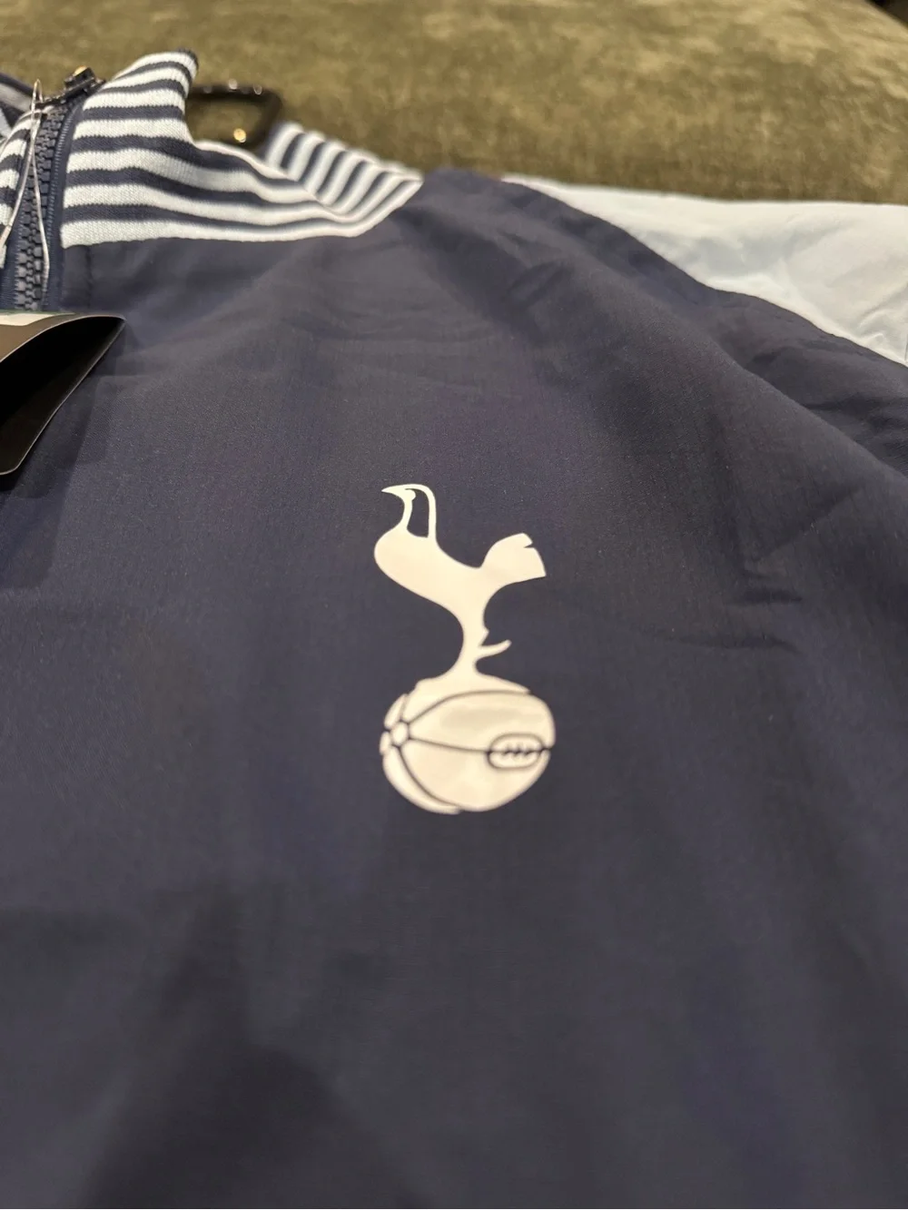 Tottenham Hotspur Navy and White Windbreaker Jacket